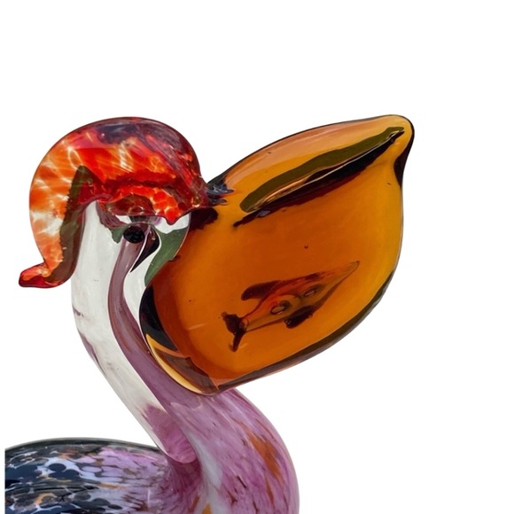 (Xmas 💲drop) Vintage Murano Glass Pelican - Picture 3 of 8